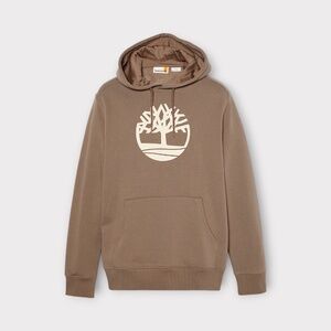 Mens Timberland Tree Logo Hoodie, Chocolate Chip. TB0A2BJH BK01